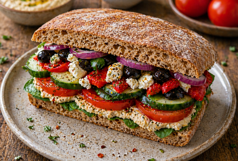High Protein Veg Sandhwich