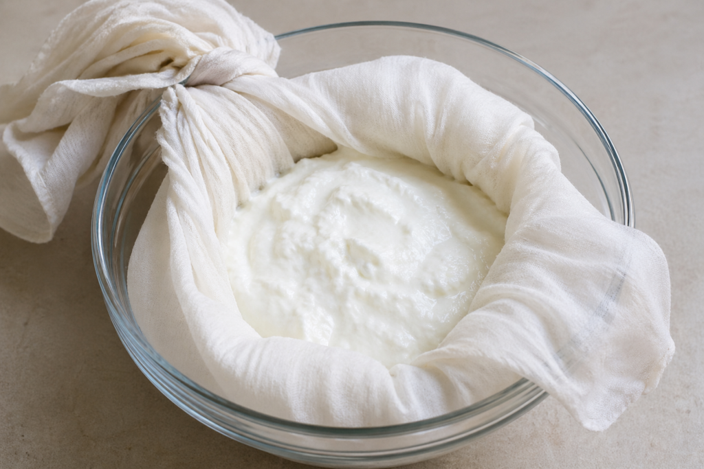 creamy low calorie hung curd dip