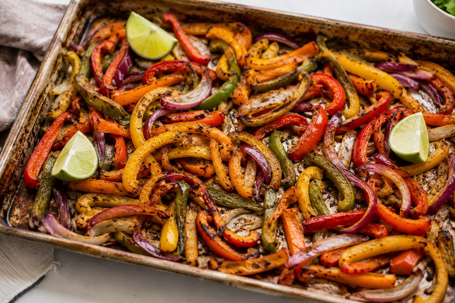 sheet pan fajita