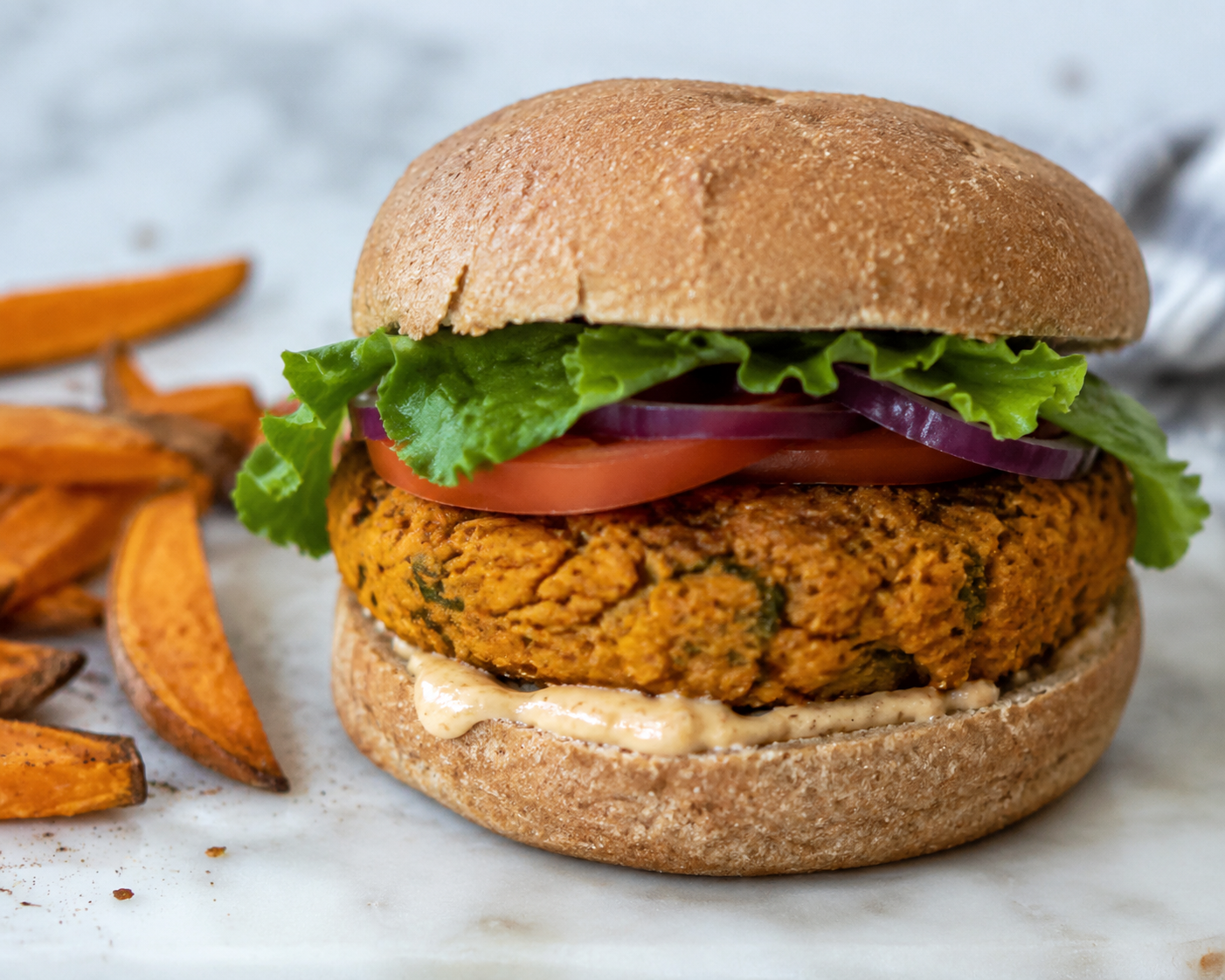 sweet potato burger