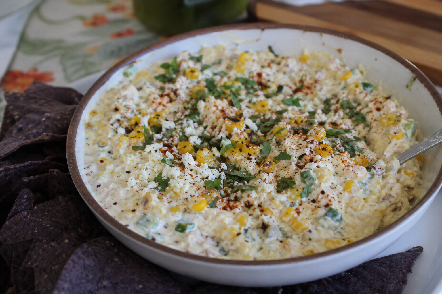 Jalapeño corn dip