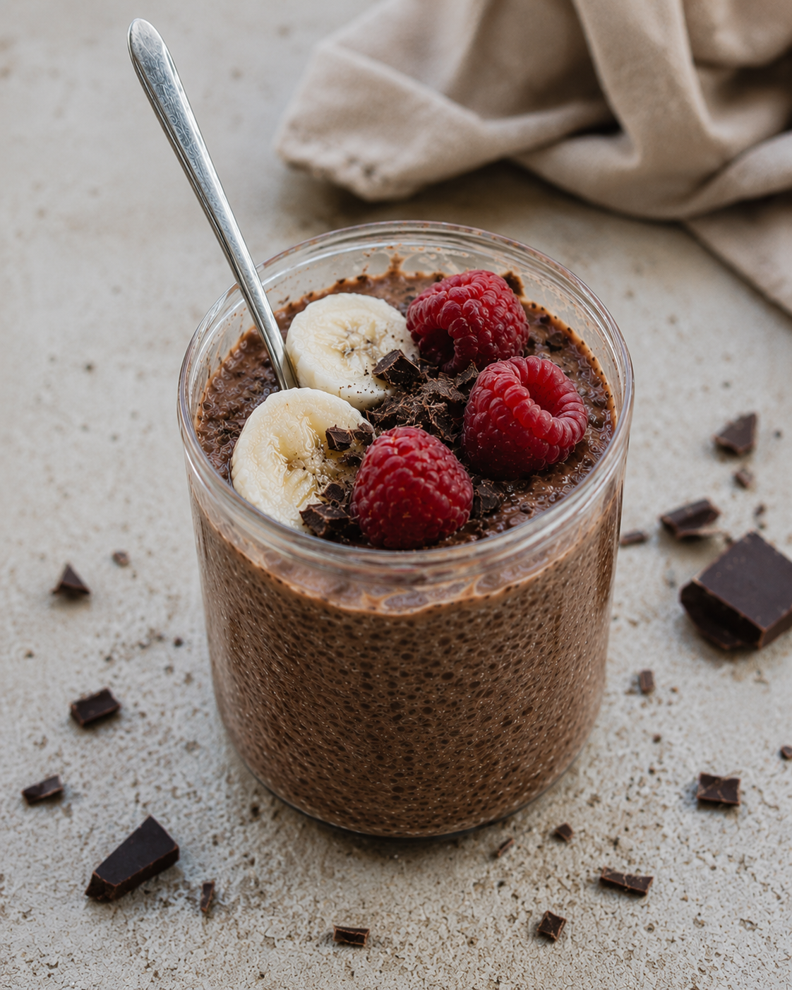 chocolate chia pudding